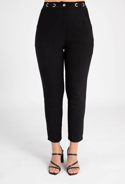 Picture of PLUS SIZE HIGHLY STRETCH ELASTIC WAIST TROUSERS